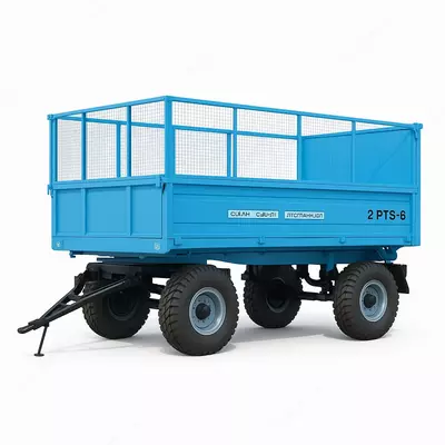 Traktor tirkamasi (tomonlari qoshimcha tor bilan) JAHON 2 PTS-6 0 yuk kotarish qobiliyati 6000 kg